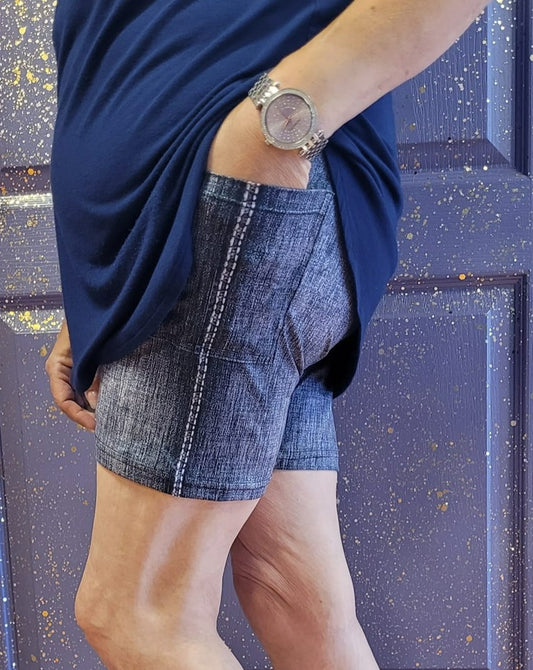 Biker Shorts - Denim style